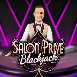 Blackjack Salon Privé logo by Ezugi at GoldRun Casino