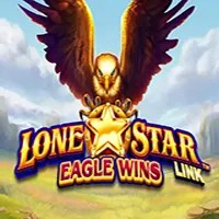 Slots logo of Lone Star Link Eagle Wins from Novomatic at GoldRun Casino