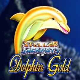 Dolphin Gold with Stellar Jackpots by Lightning Box Game, showcased at hondenschoolpawsome.nl – game logo