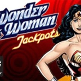 Wonder Woman Jackpots by Amaya, showcased at hondenschoolpawsome.nl – game logo